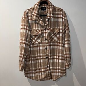 Flannel style jacket thick and cozy